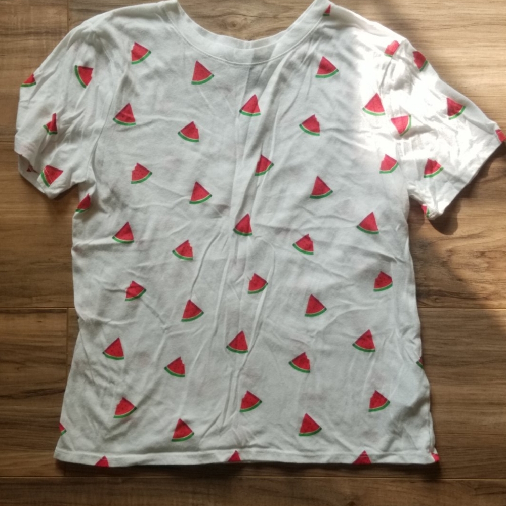 Forever 21 Watermelon Print Tee